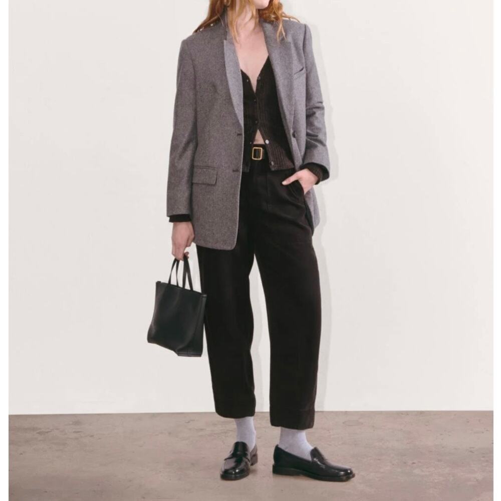 Everlane The Utility Pants Washed Black size 2